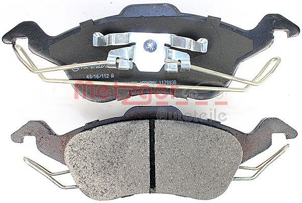 METZGER 1170038 Bremsbelagsatz, Scheibenbremse